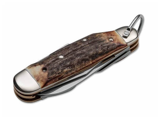BOKER Solingen Camp Knife Stag