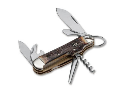 BOKER Solingen Camp Knife Stag
